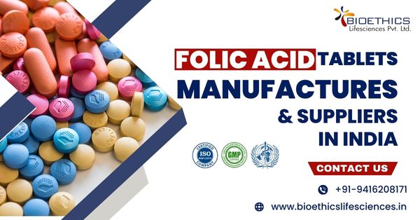 Folic Acid Tablets Manufacturers Suppliers in India